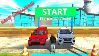 💪 Scorpio vs fortuner 💪 Ramp challenge video Indian bike driving 3d #1millionviews जल्दी देखो भाई 🙏😍