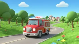 Wheel on the Rescue Truck | Fun Rescue Vehicle Song for Toddlers to Sing and Learn