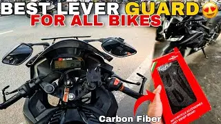 R15 Lever Guard Modification 🥰|| Carbon Fiber Material For All Bike || #r15 #modified #yamaha