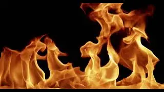 Warm Fire Glowing for Food and Cooking Topics in 4K Slow Motion Free Stock Video