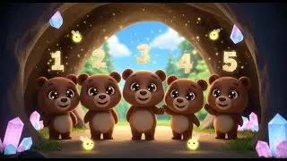 Contando Osos en la Cueva 🐻🏞️ | Aprende N&uacute;meros para Ni&ntilde;os | Video Educativo Infantil