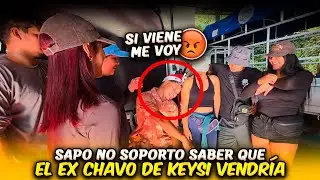 Miren como Sapo cela a su chava Keysi al darse cuenta que vendría esta persona