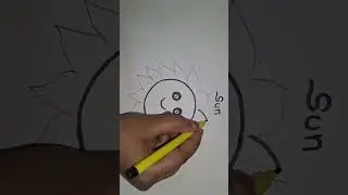 draw sun 🌞 #smile #drawing #sun #viral
