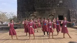 झुलवा पाळणा नृत्य # शिवनेरी गडावर सादर केलेले सुंदर नृत्य # प्राथमिक विद्यामंदिर भगिनी समाज पालघर