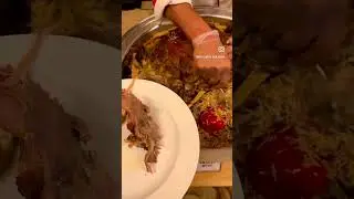 Arabic lamb Quzi. Have you ever tried this before?#rotikapraaurkhan #zarakkhan #chasseeaagae