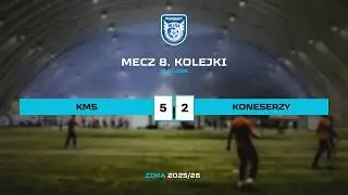 SUPERBET WL LIGA: KMS - Koneserzy 5:2 [8. kolejka, Zima 2025/2026]