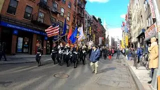 NYC Chinatown Veteran's Day Parade 2018 : American Legion Lt. B.R. Kimlau Chinese Memorial Post 1291
