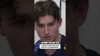 Brenden Aaronson wants to be a Leeds legend 🔥 #BrendenAaronson #LeedsUnited