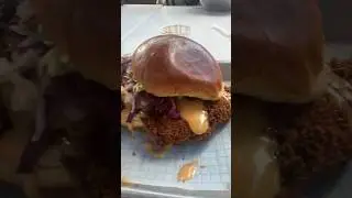 Weird Burger at PYM Kitchen Avengers Campus Disney California Adventure #disneyland #weird #burger