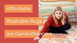 🧼 MOM HACK: (Affordable) Washable Rugs
