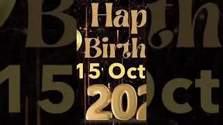 15 October Best Happy Birthday To You| Happy Birthday Song 2025🎂🎊🎉🎈🎁