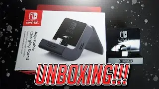 Nintendo Switch Adjustable Charging Stand Unboxing!!! | Mikeinoid
