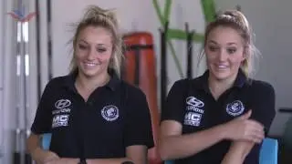 AFLW Stars - Sarah & Jess Hosking - LoE TV (Leaders of Evolution)