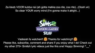 You Got Me by One Block Radius Simlish Version (Simlish Lyrics & English Lyrics)