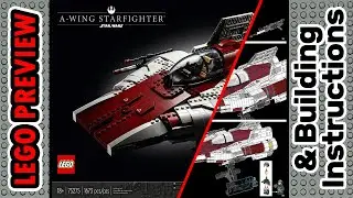 PREVIEW: 75275, LEGO Star Wars, A-wing Starfighter​ & Building Instructions! LEGO 2020