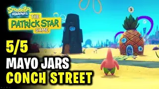 Conch Street Mayo Jars - All 5 Locations | Spongebob Squarepants: The Patrick Star Game