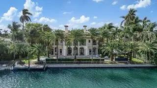 A Lavish Mediterranean Estate On Sunset Island III In Miami Beach FL #realestate #hometour #miami