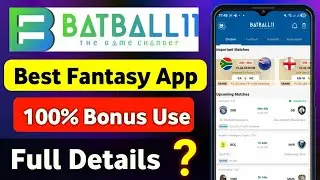 Batball11 Fantasy App | Batball11 New Fantasy App | Best Fantasy App