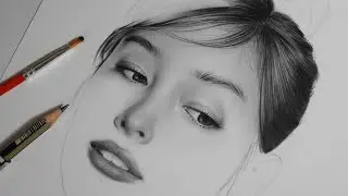 Realistic Portrait Drawing | LIZA SOBERANO | with Graphite Pencil