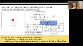 Doris Voina: Dynamic SINDy: latent variable discovery in noisy and nonlinear systems