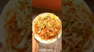 Quick Hakka Noodles| 5 min Hakka noodles | Crazy Food By Netrika |Hakka noodles recipe