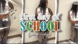 grwm for school + a mini school vlog