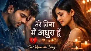 तेरे बिना मैं अधूरा हूँ 💔 | Heart Touching Sad Song Romantic Hindi Song