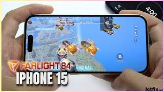 iPhone 15 Farlight 84 Gaming test | Apple A16