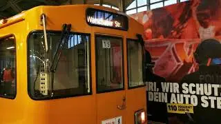 U-Bahn Berlin Kleinprofil-Rollbandanzeige beim A3L92 [HD 1080p]