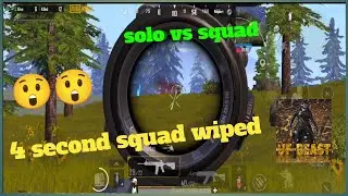 Solo vs squad full rush gameplay | UF BEAST | pubg mobile