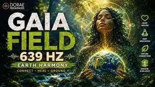 Gaia Field | 639 Hz Earth Harmony Meditation Music | Connect, Heal & Ground with Nature&rsquo;s Energy