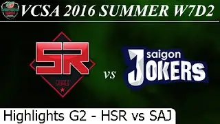 APU vs MNF Game 2 Highlights 02/07/2016 - VCSA Summer 2016 W7D2M3 Hanoi SkyRed vs SaiGon Jokers