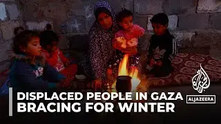 Gaza winter: More misery for displaced Palestinians