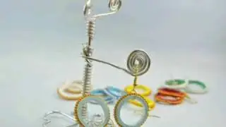Ring earring using Quilling simple & quick to make