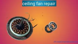 how to repair celing fan humming problem | bearing greasing and oil
