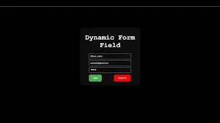 Dynamic Form Field (No Talk)