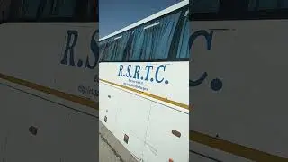 Rajasthan roadways volvo bus jodhpur to udaipur