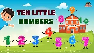 Ten Little Numbers Song | Fun Number Song for Kids | Nursery Rhymes &ndash; Esi & Eno