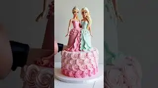 ASMR Slice Rapunzel&rsquo;s Tower Cake! 👑🌸