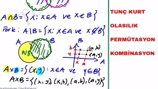 Sıfırdan Olasılık-Permütasyon-Kombinasyon/Kümeleri Tekrar Edelim*1