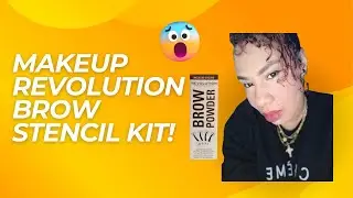 Do Brow stencils kits really work? #makeuprevolution #browsonfleek #makeupreview