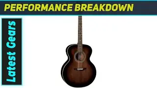 Amazing Luna Guitars Art Vintage Jumbo Acoustic/Electric