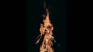 Cinematic Fire Effects🔥| #cinematic #bonfire #visuals #shorts #youtubeshorts