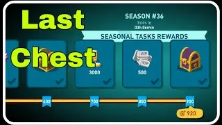 Creatures of the Deep - Season #36 Seasonal tasks rewards Last Chest 900 points 