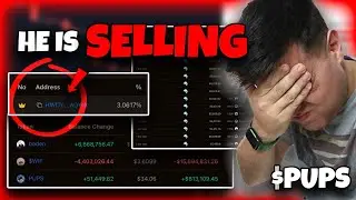 number 1 token holder is selling, stay away from pups coin