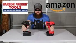 Testing Cheap Cordless Drills From Amazon & Harbor Freight