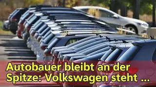 Autobauer bleibt an der Spitze: Volkswagen steht vor neuem Absatzrekord - n-tv.de