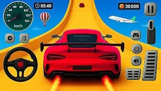 Superhero Car Mega Ramp Stunt Racing - Mega Ramp Racing: Superhero Cars - Android GamePlay