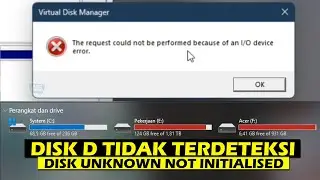 HDD Not Detected Solution! Unknown Disk & Not Initialized in Windows 10/11 Without Data Loss