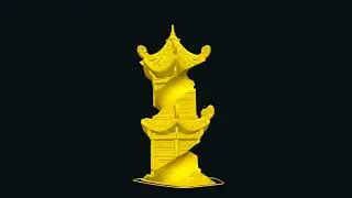 A 3D printing timelapse of a traditional Japanese structure 🏯